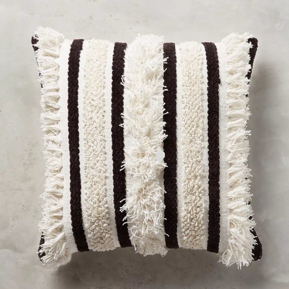 ANTHROPOLOGIE - 20” Textured Indira Pillow Cover